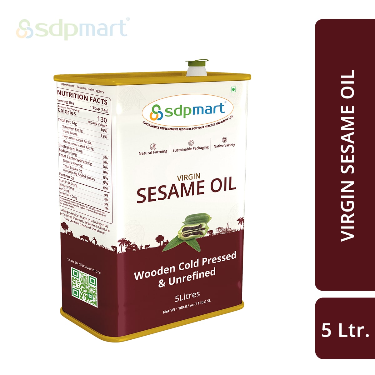 SDPMart Virgin Sesame Oil - SDPMart