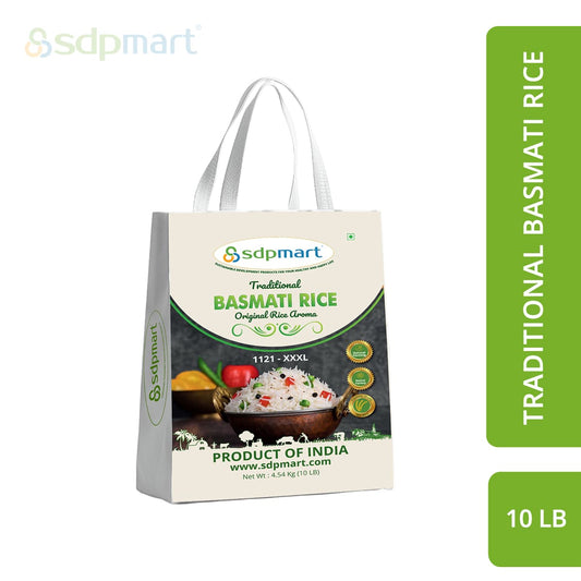 SDPMart Traditional Basmati Rice 10LB