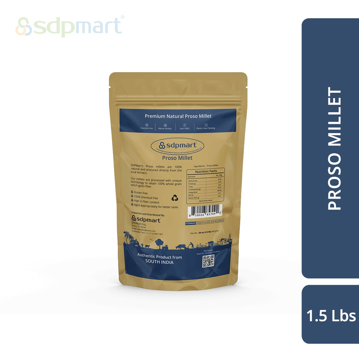 SDPMart Proso Millet - 1.5 Lbs