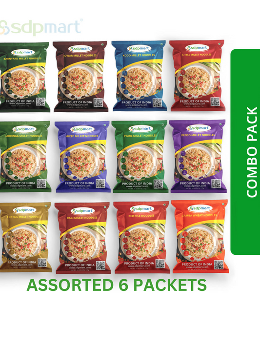 COM 20 -Assorted -  SDPMart Millet Noodles 6 Ct