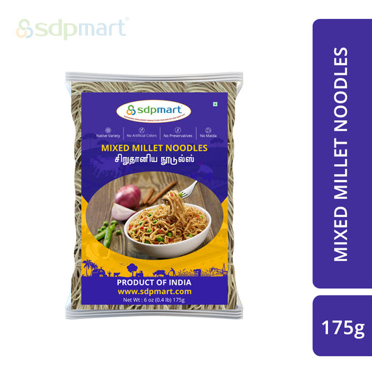 SDPMart Mixed Millet Noodles 175 Gms - SDPMart