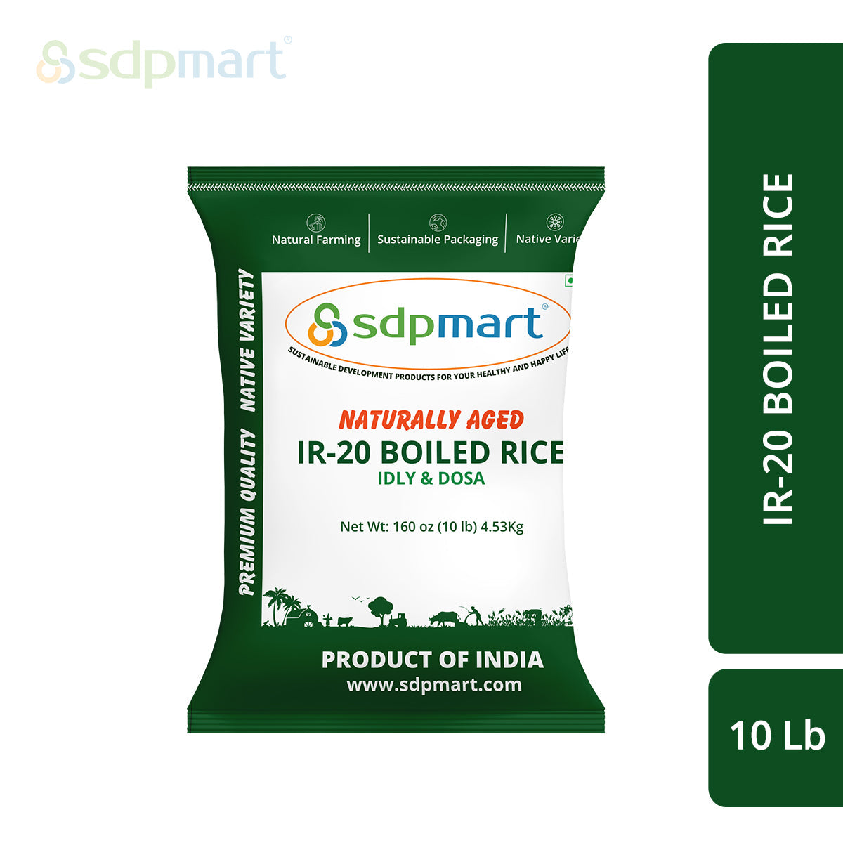SDPMart Premium IR20 Rice 10 LB – 9-Grains